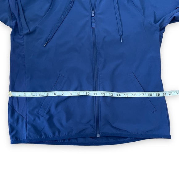 Nike Dri-Fit Workout Jacket Navy Athletic Lightweight Coat Full Zip Women’s M - Picture 10 of 13